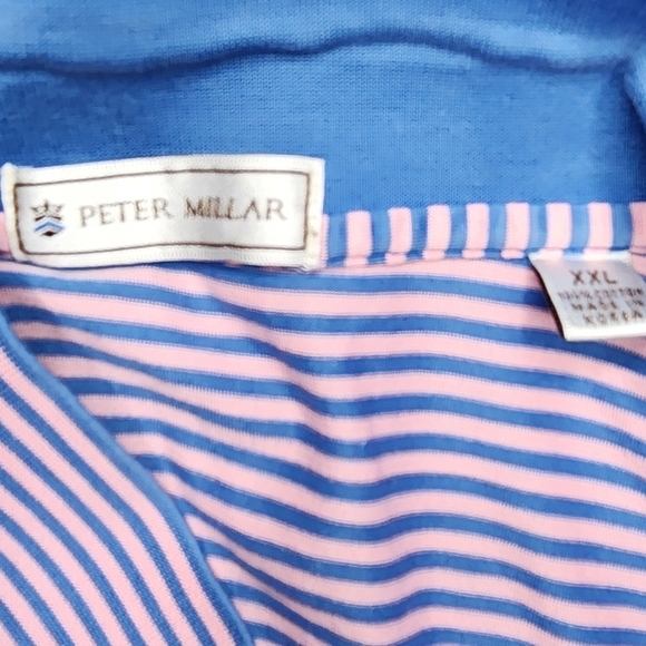 Peter Millar Pole XXL Blue Purple Stripe - Picture 3 of 3